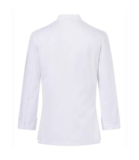 Womens/ladies Larissa Chef Jacket White Karlowsky