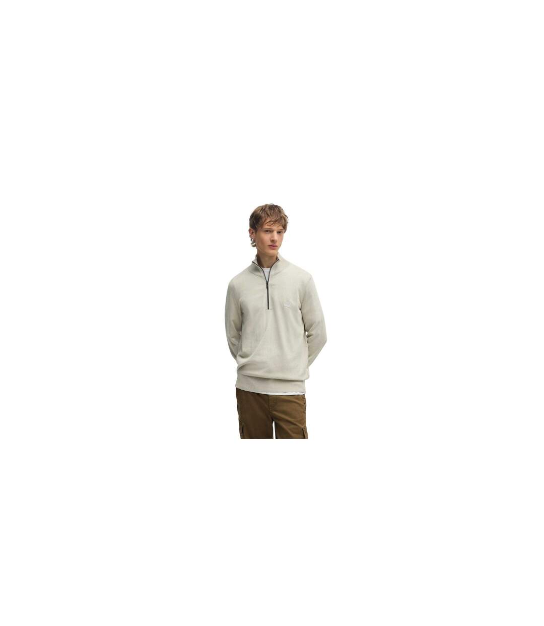Pull Kanobix Homme Beige Clair Boss-1