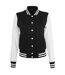 Blouson femme noir/blanc Build Your Brand-1