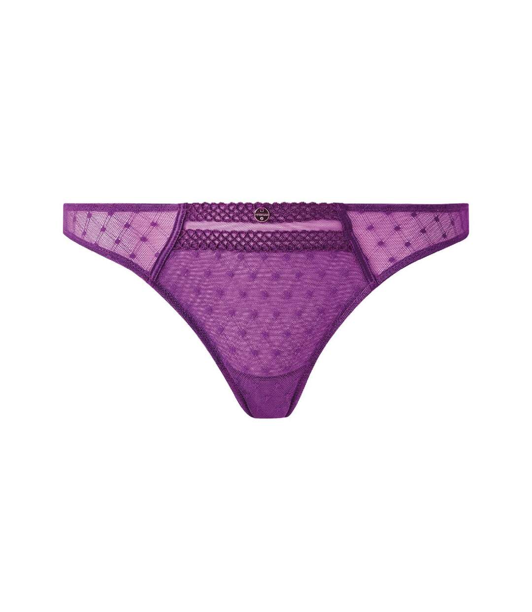 Tanga violet Cléo