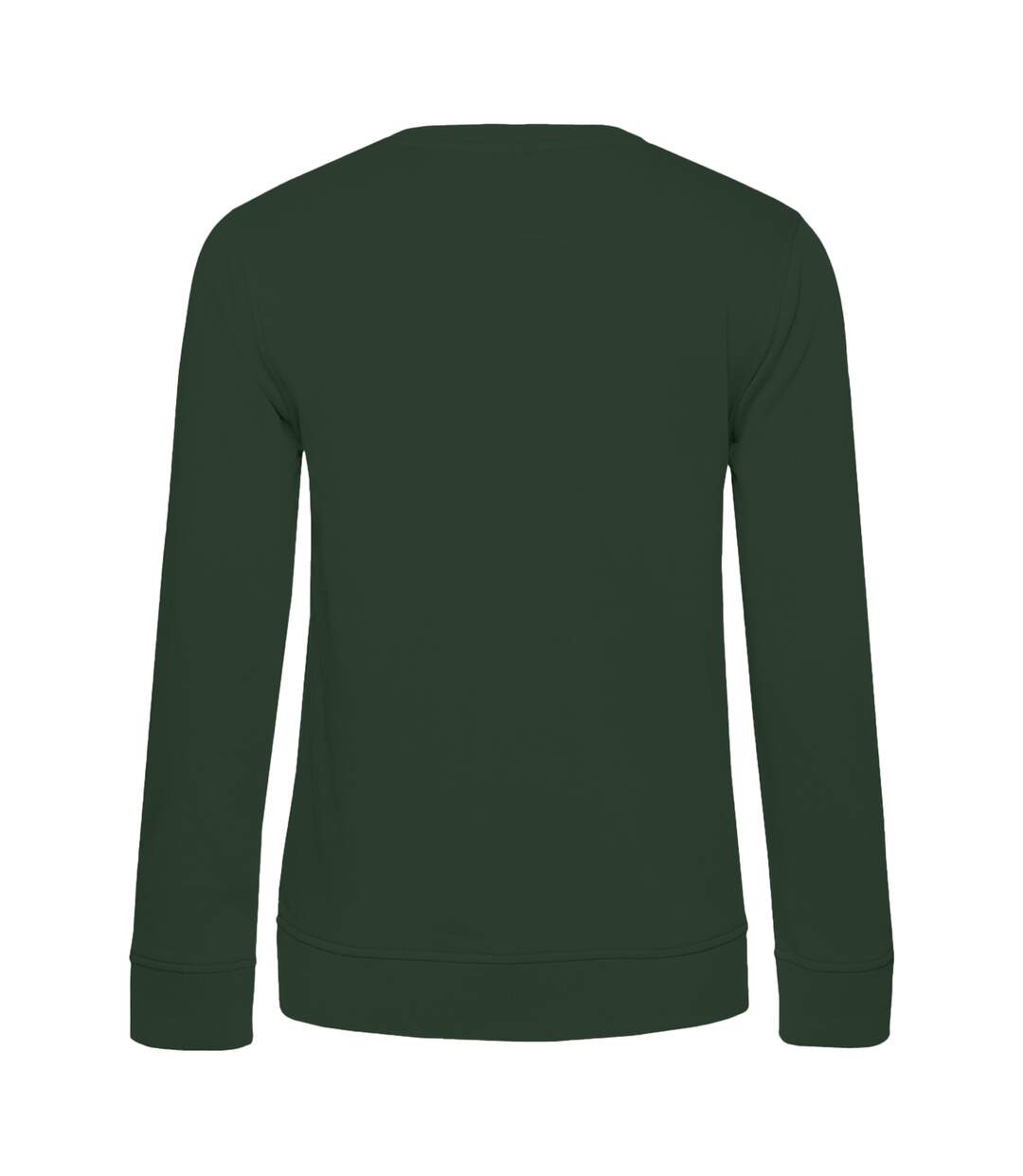 Womens/ladies inspire crew neck jumper forest green B&C