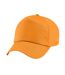 Casquette de baseball 100% coton enfant unisexe orange Beechfield