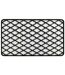 Tapis d'Entrée en PVC Grille 34x58cm Noir-1