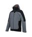 Veste Imperméable Extensible À Capuche Highton Homme Gris Foncé Noir Regatta-4