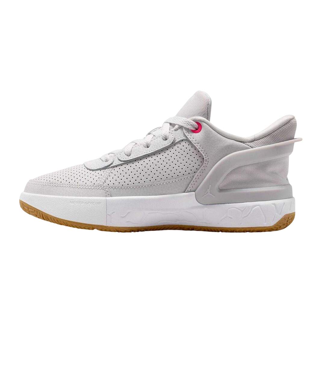 Womens/ladies Air Jordan Day 1 Eo Leather Trainers Grey Pink Nike-3