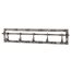 Patère Murale en Métal 5 Crochets 73cm Anthracite-1