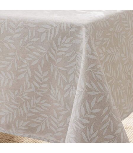 Nappe Antitache Imprimé Naya 140x240cm Naturel