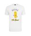 T-shirt Penne Va Benne Homme Blanc Mister Tee-2