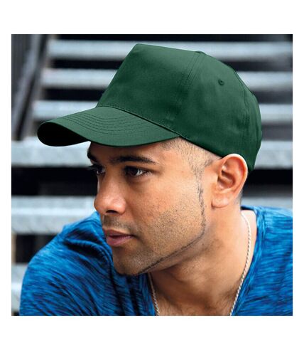 Result Unisex Core Houston 5 Panel Printers Baseball Cap (Bottle Green) - UTBC3043