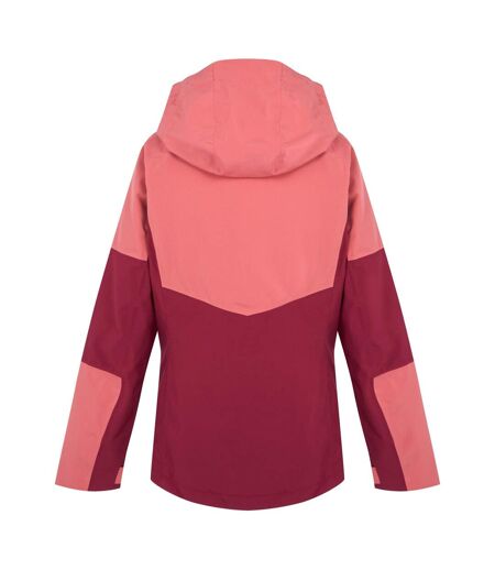 Veste imperméable wentwood femme rouge clair / rouge foncé Regatta