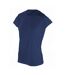Spiro Womens/Ladies Sports Quick-Dry Short Sleeve Performance T-Shirt (Navy) - UTRW1490