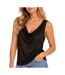 Débardeur scintillant noir femme vero moda kanva-1