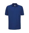 Russell Mens Ripple Collar & Cuff Short Sleeve Polo Shirt (Bright Royal)