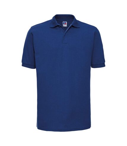 Russell Mens Ripple Collar & Cuff Short Sleeve Polo Shirt (Bright Royal) - UTBC572