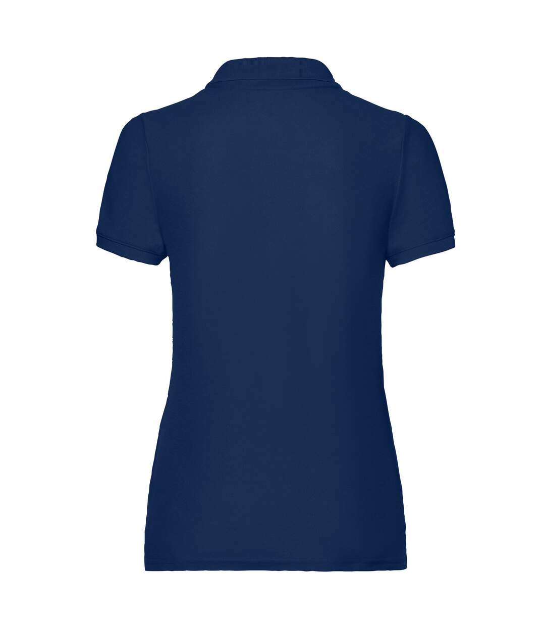 Womens/ladies Lady Fit 65/35 Polo Shirt Navy Fruit Of The Loom-2