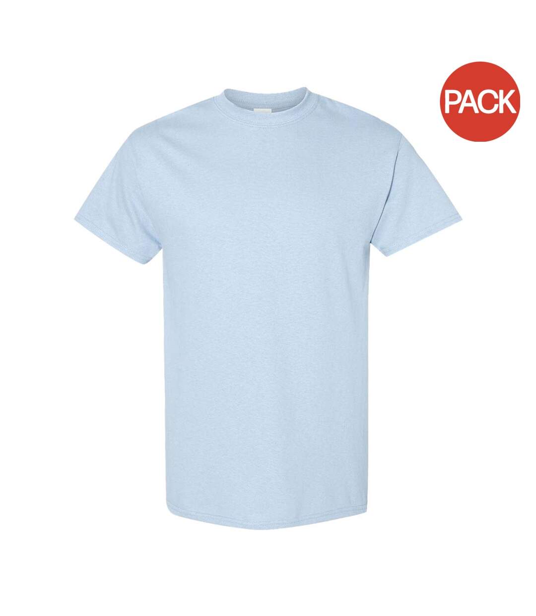 Gildan – Lot de 5 T-shirts manches courtes - Hommes (Bleu clair) - UTBC4807