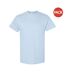 Lot de 5  t-shirts manches courtes hommes bleu clair Gildan