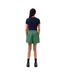 Short Femme Vert Bleu Lacoste-2