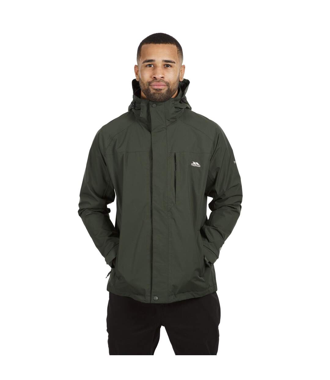 Trespass Mens Edwards II Waterproof Jacket (Olive) - UTTP4118-1