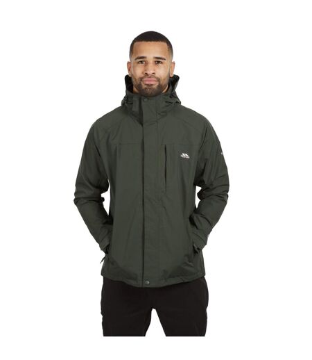 Trespass Mens Edwards II Waterproof Jacket (Olive) - UTTP4118