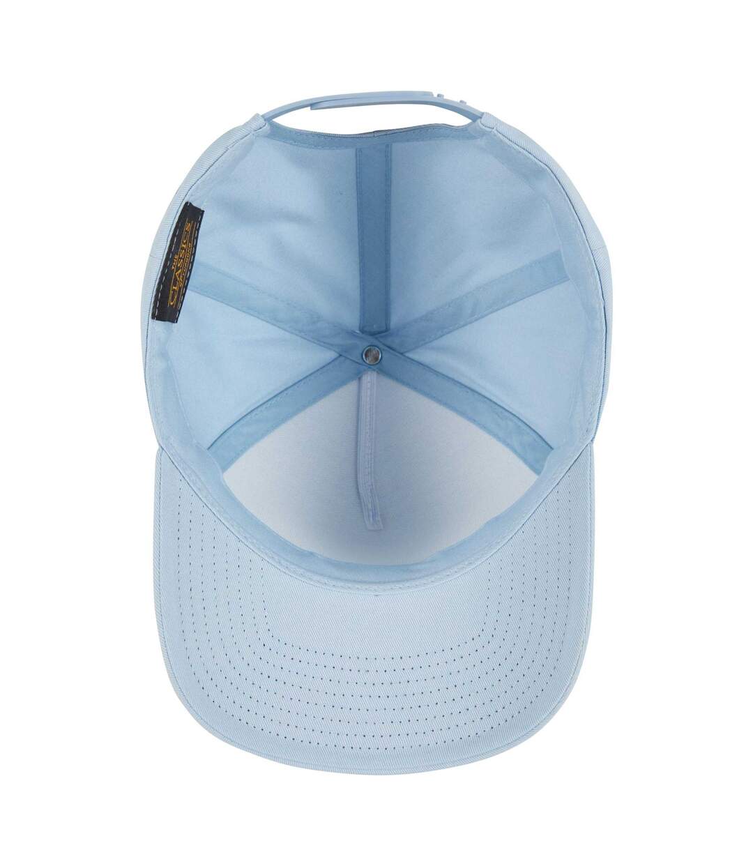 Casquette De Baseball Motif/style 5 Panneaux Classic Bleu Clair Flexfit-4