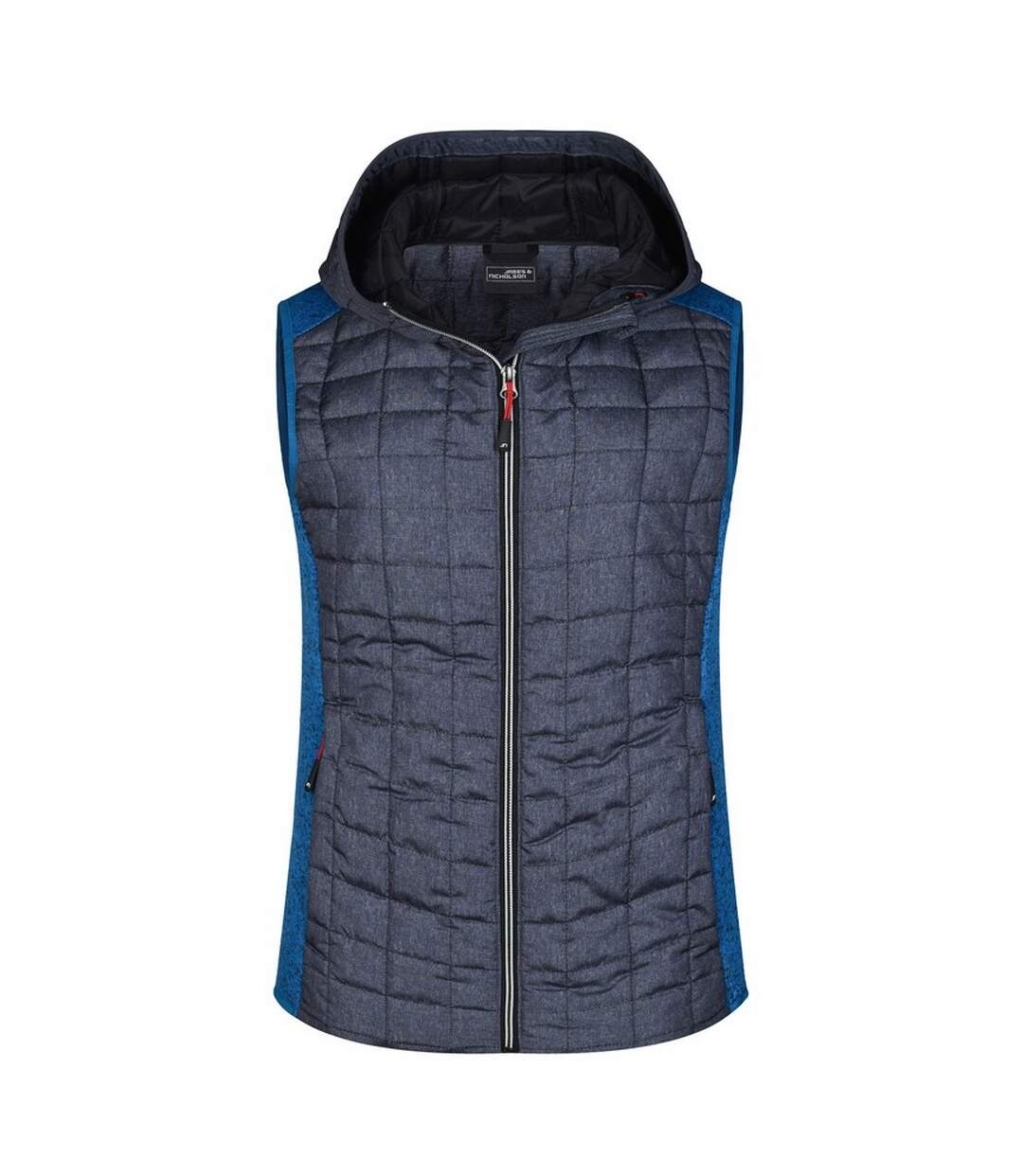 Veste Hybride Femme Bleu Roi Anthracite Chiné James And Nicholson-1