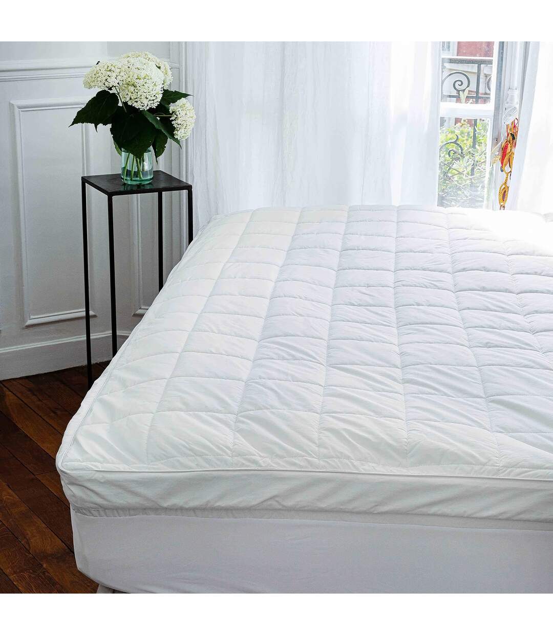 Surmatelas coton et polyester microfibre forme housse bonnet 30 cm VIRTUOSO-2