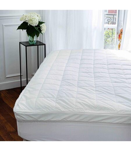 Surmatelas coton et polyester microfibre forme housse bonnet 30 cm VIRTUOSO