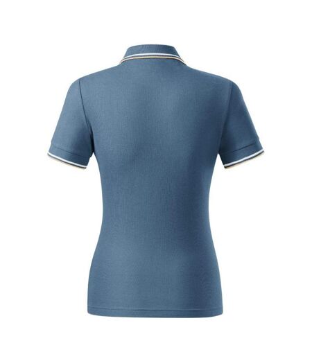 Polo Focus Femme Bleu Denim Malfini