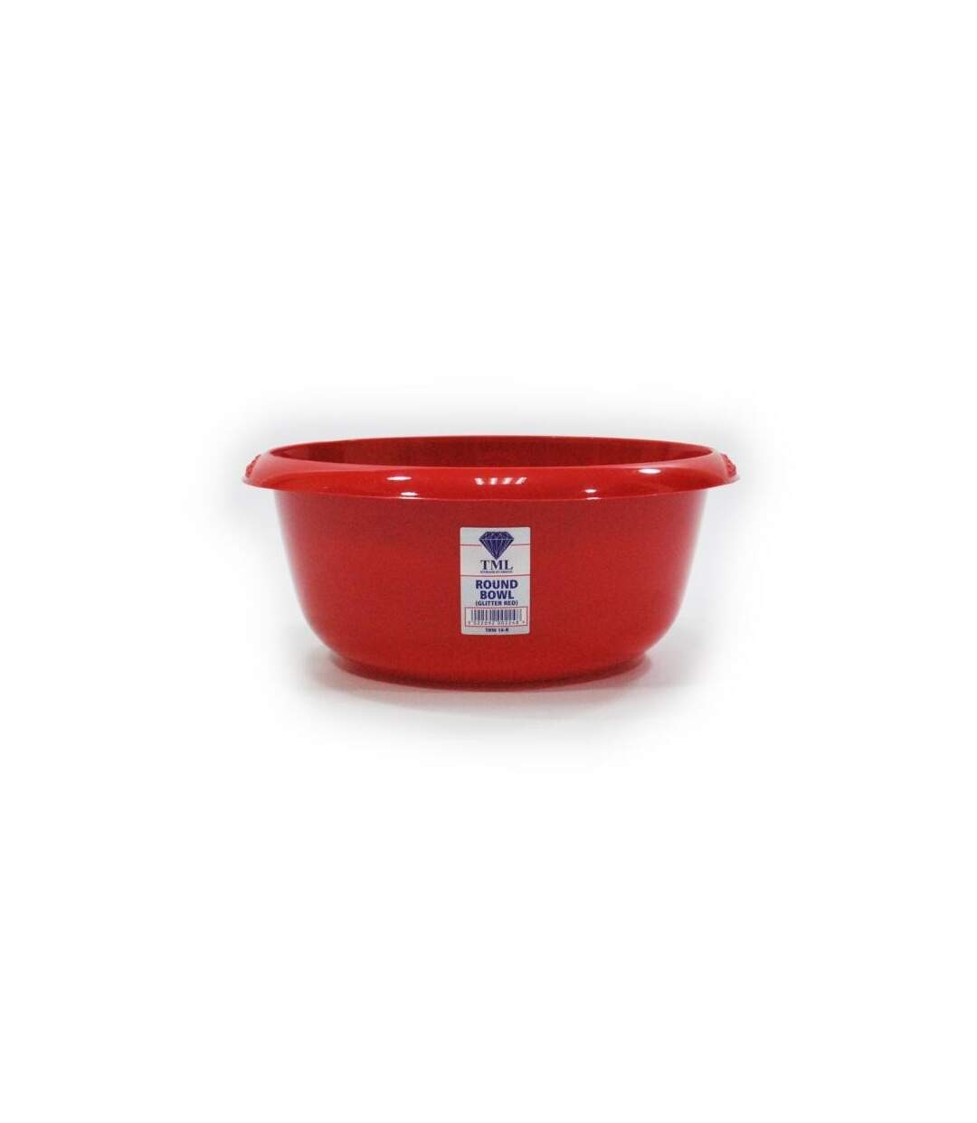 Round bowl 33 x 13cm red glitter TML-1