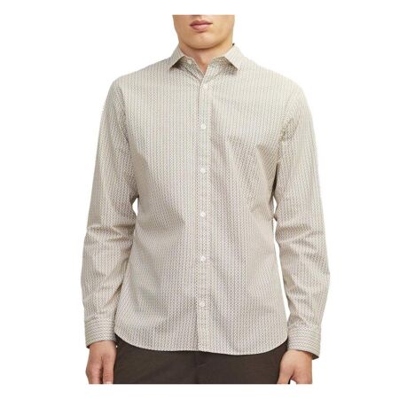 Chemise Blanc/Violet Homme Jack & Jones Blablackpool - L