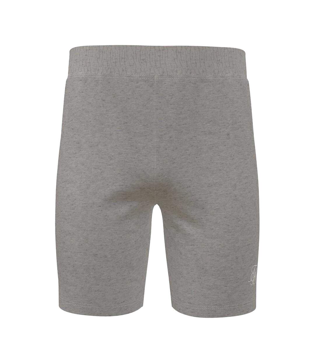 Mens Jersey Relaxed Fit Cargo Shorts Grey Marl SikSilk-1