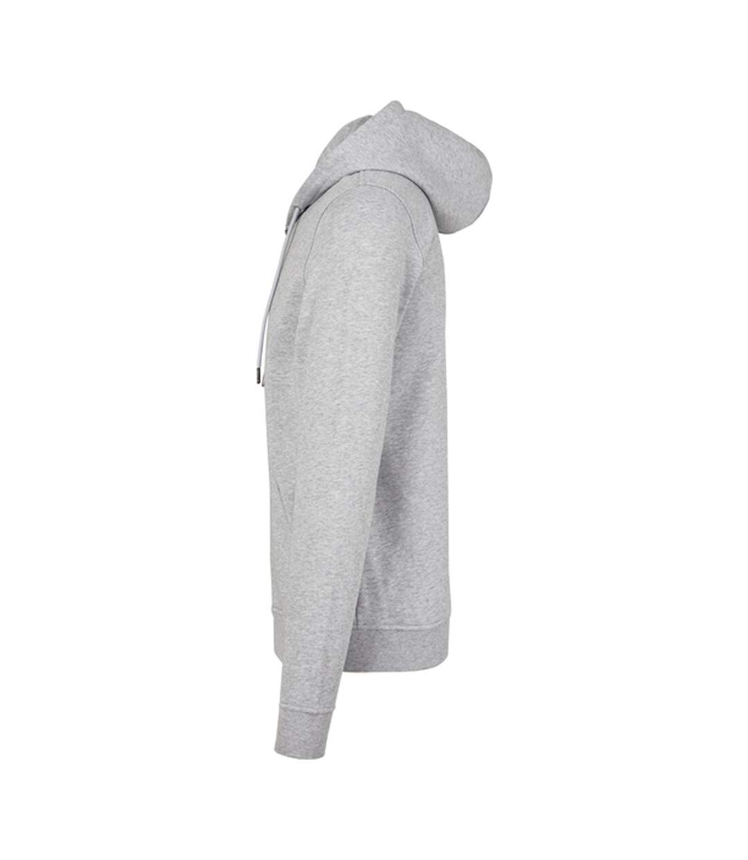 Veste À Capuche Premium Homme Gris Chiné Build Your Brand-3