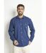 Chemise manches longues uni ou carreaux coton-1