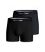 EDEN PARK Lot de 2 Boxers Homme Coton ONEX2 Noir Marine