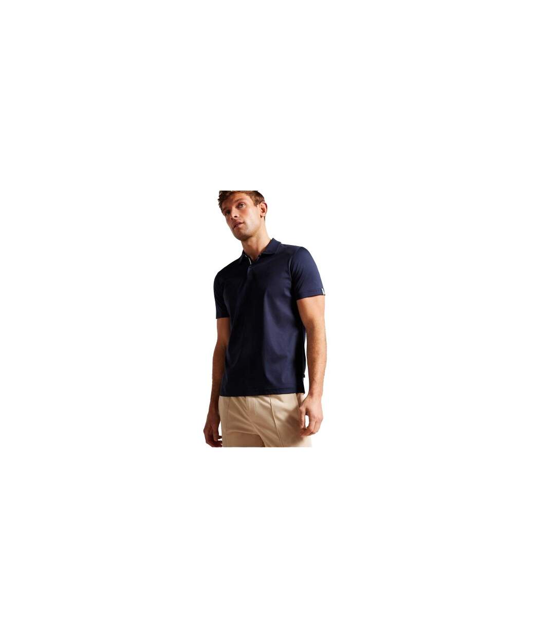 Polo Zeiter Homme Bleu Marine Ted Baker-1