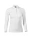 Polo Manches Longues Femme Blanc Malfini-1