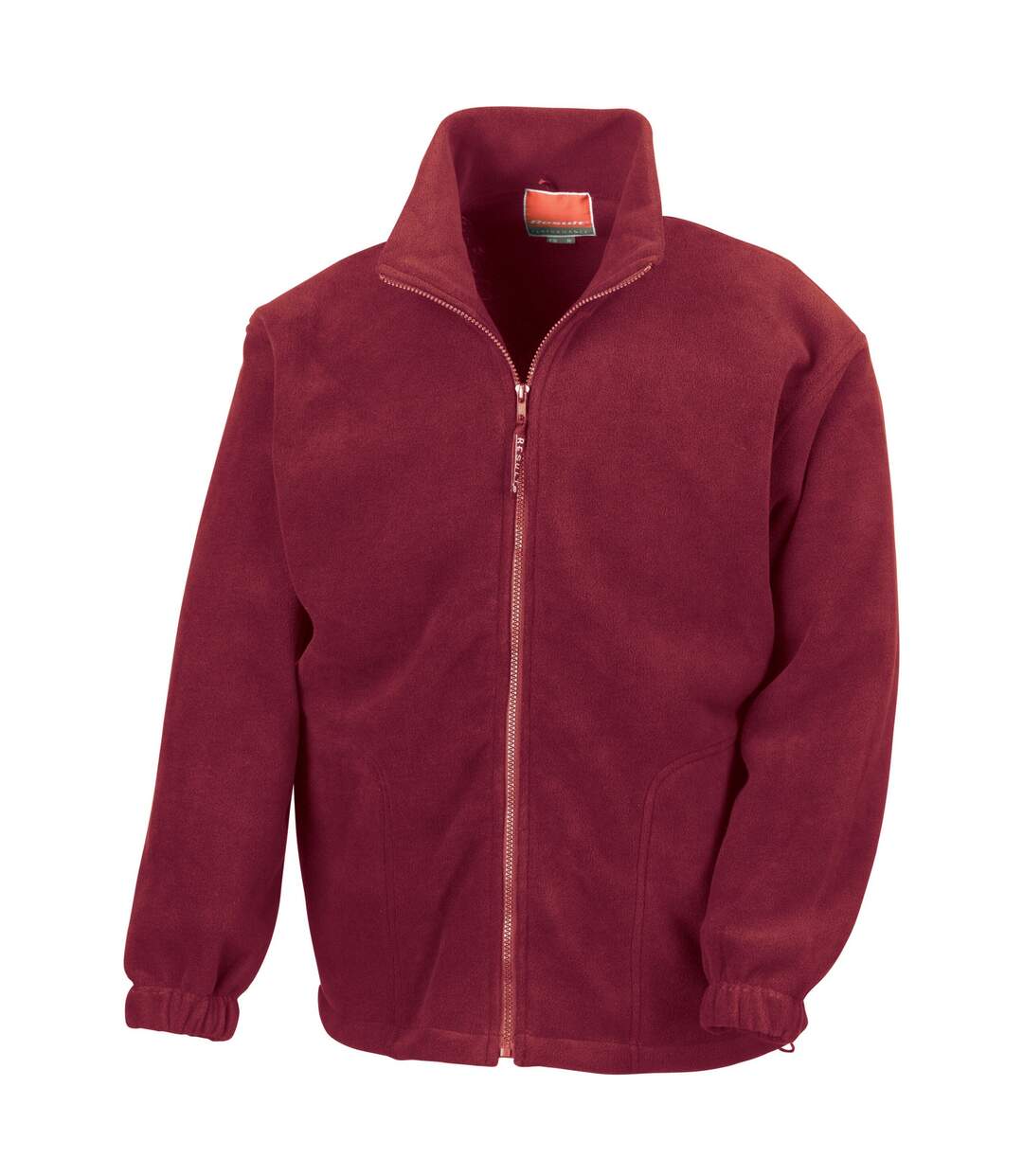 Unisex adult polartherm fleece jacket burgundy Result-1