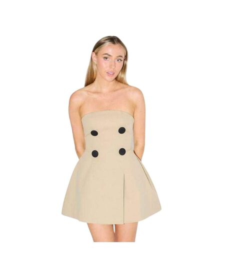 Robe Courte The Ultimate Femme Beige Odd Muse