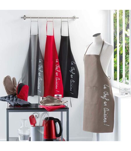 Tablier de Cuisine Cuistot 84cm Noir