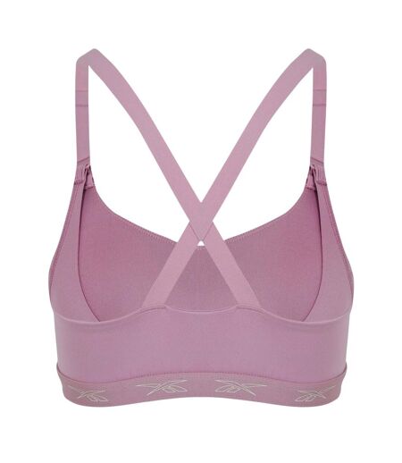 Brassière De Sport Femme Rose Reebok