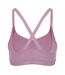 Brassière De Sport Femme Rose Reebok-3