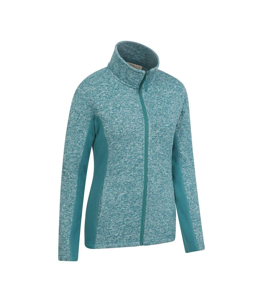 Veste polaire idris femme bleu sarcelle foncé Mountain Warehouse-3