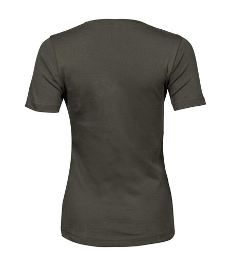 T-shirt Femme Vert Sombre Tee Jays