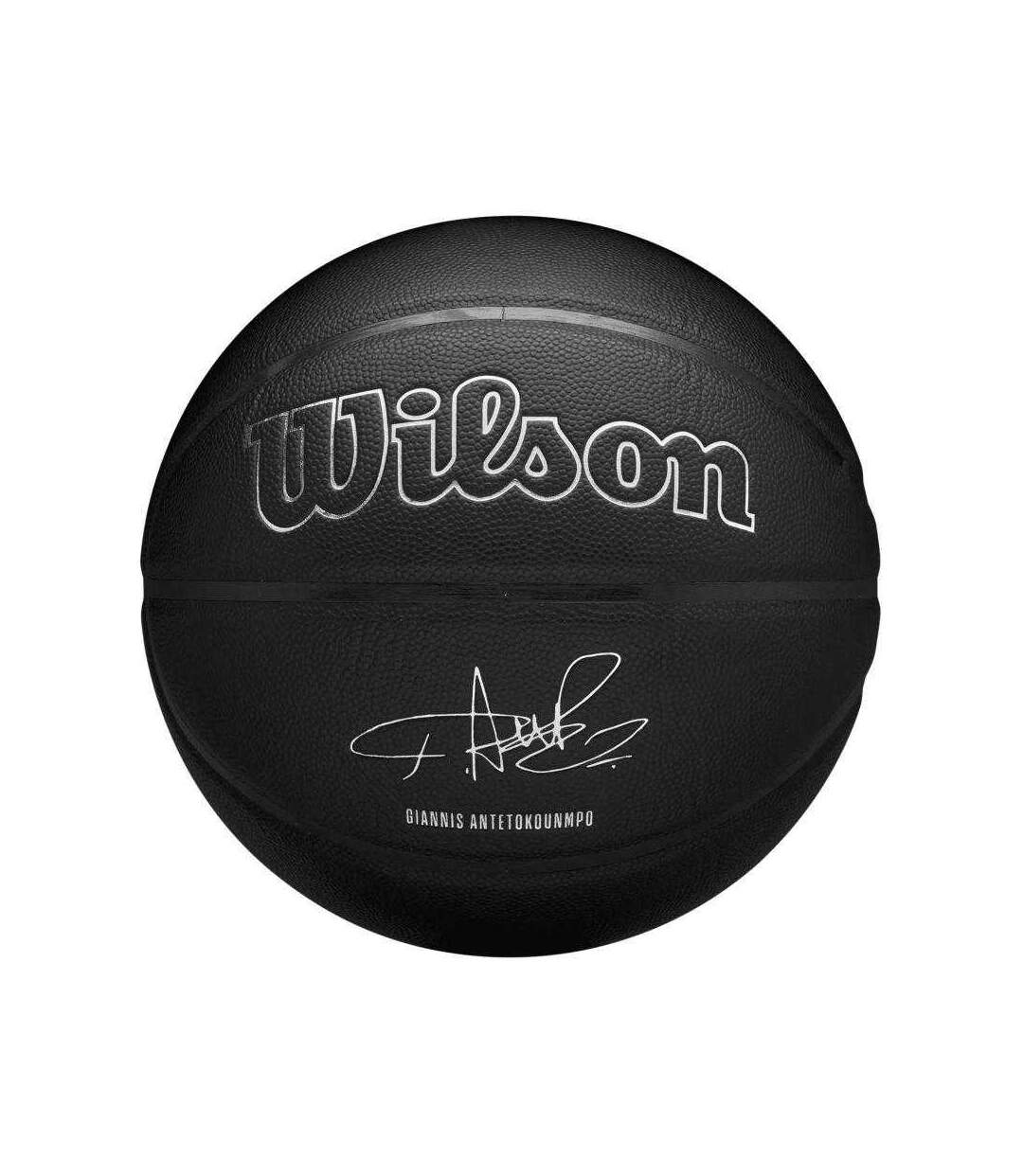 Ballon De Basket Motif/style Nba Evergreen Giannis Taille 7 Noir Wilson-1