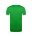 Mens V Neck Regular Short-sleeved T-shirt Emerald Green White Umbro-2