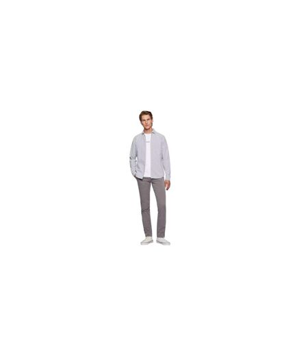 Mens Plain Slim Chinos Dark Grey Boss