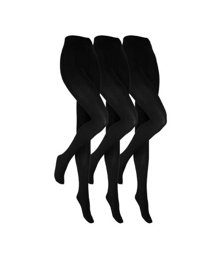 Heat Holders - Lot 3 Collants Femmes Doublés Polaire Opaque Hiver Thermiques