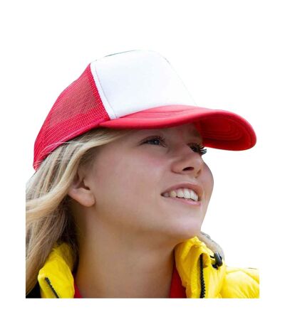 Casquette Trucker Core Rouge Blanc Result