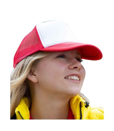 Casquette trucker core rouge / blanc Result